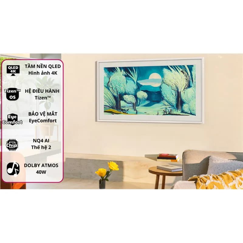 Smart Tivi Khung Tranh The Frame QLED Samsung AI 4K 65 inch QA65LS03HE - Giá rẻ nhất hôm nay - Ảnh 20