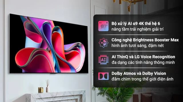 So sánh giá Smart Tivi OLED LG AI 4K 65 inch 65G3PSA rẻ nhất? - Ảnh 5