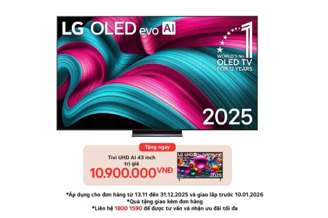 So sánh giá Smart Tivi OLED evo LG AI 4K 83 inch OLED83C5PSA rẻ nhất? - Ảnh 7