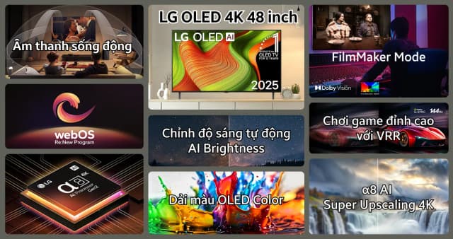 Top 1 so sánh giá Smart Tivi OLED LG AI 4K 48 inch OLED48B6PSA - Tìm sản phẩm giá rẻ nhất - Ảnh 11