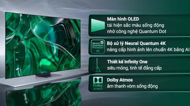 So sánh giá Smart Tivi OLED Samsung AI 4K 65 inch QA65S95CA rẻ nhất? - Ảnh 5