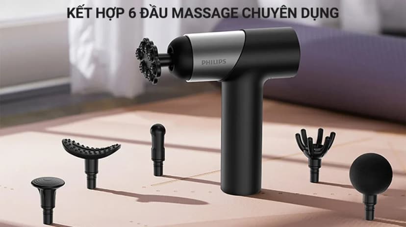 Súng massage cầm tay Philips PPM7323 - Giá rẻ nhất hôm nay - Ảnh 4