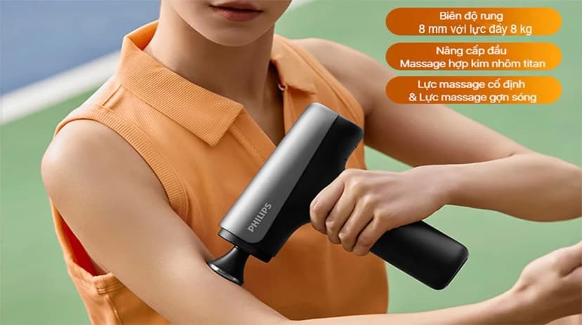 Súng massage cầm tay Philips PPM7325 - Giá rẻ nhất hôm nay - Ảnh 5