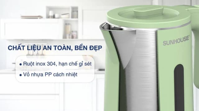 Top 1 so sánh giá Bình đun siêu tốc Sunhouse 1.8 lít SHD1183 - Tìm sản phẩm giá rẻ nhất - Ảnh 17