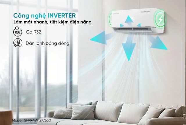 So sánh giá Máy lạnh Sunhouse Inverter 1.5 HP SHR-AW12IC650 rẻ nhất? - Ảnh 16