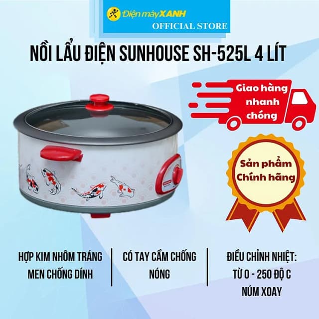 So sánh giá Nồi lẩu điện Sunhouse SH-525L 4 lít rẻ nhất? - Ảnh 14