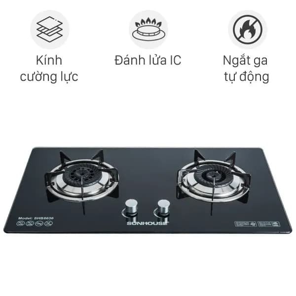 So sánh giá Bếp ga âm Sunhouse SHB-6636 - Tìm sản phẩm giá rẻ nhất - Ảnh 1