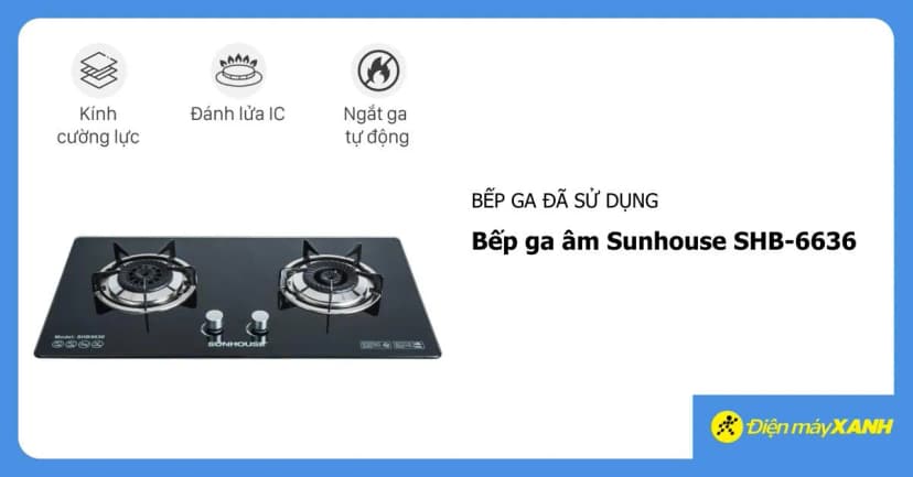 So sánh giá Bếp ga âm Sunhouse SHB-6636 - Tìm sản phẩm giá rẻ nhất - Ảnh 5