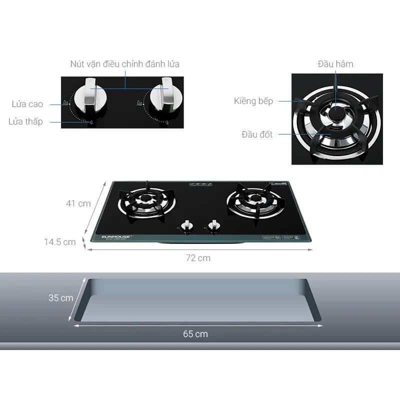 So sánh giá Bếp ga âm Sunhouse SHB5548MT - Tìm sản phẩm giá rẻ nhất - Ảnh 10