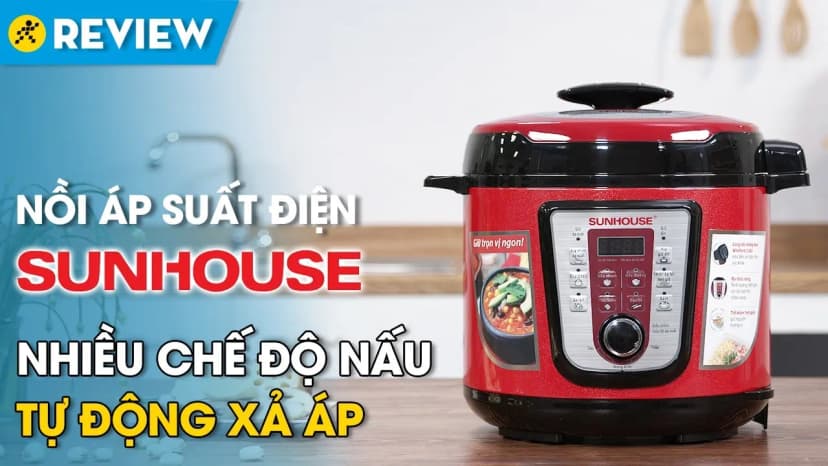 So sánh giá Nồi áp suất điện Sunhouse SHD 1767 6 lít - Tìm sản phẩm giá rẻ nhất - Ảnh 6