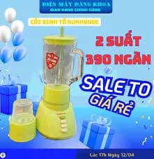 So sánh giá Máy xay sinh tố đa năng Sunhouse SHD 5112 Xanh - Tìm sản phẩm giá rẻ nhất - Ảnh 16