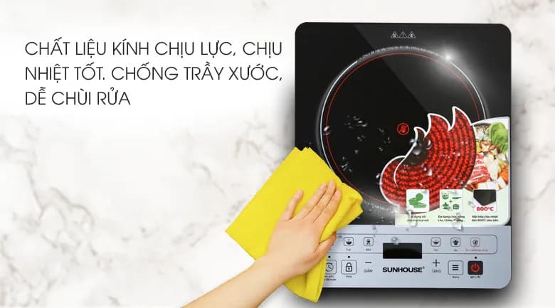 Bếp hồng ngoại Sunhouse SHD 6005 - Giá rẻ nhất hôm nay - Ảnh 3