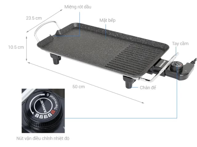 So sánh giá Bếp nướng điện Sunhouse SHD4607 rẻ nhất? - Ảnh 2