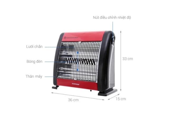So sánh giá Máy sưởi hồng ngoại Sunhouse SHD7013 rẻ nhất? - Ảnh 3