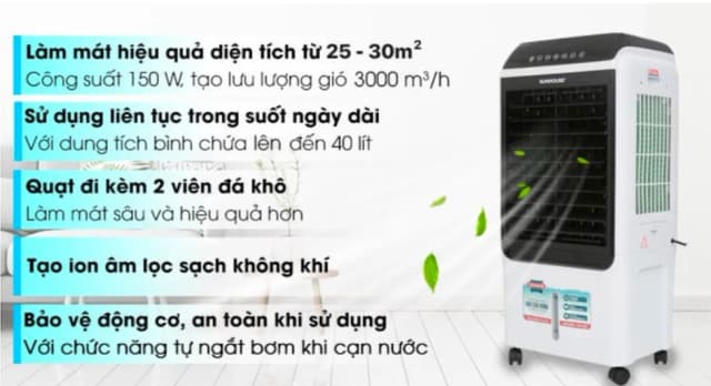 So sánh giá Quạt điều hòa Sunhouse SHD7727 150W rẻ nhất? - Ảnh 5