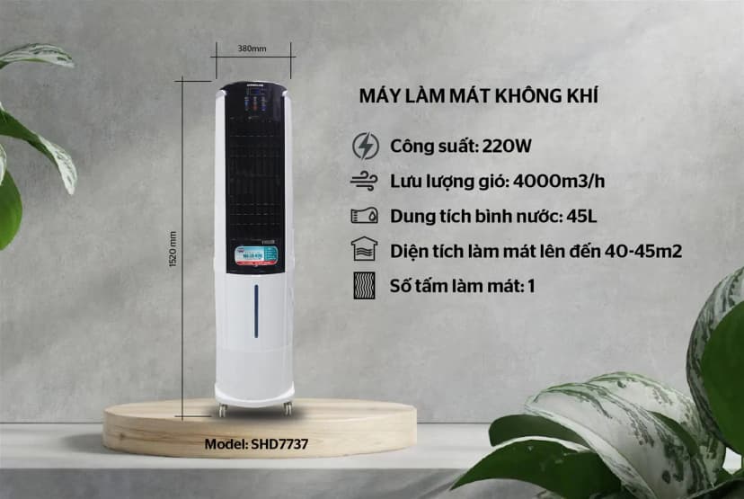 So sánh giá Quạt điều hòa Sunhouse SHD7737 220W - Tìm sản phẩm giá rẻ nhất - Ảnh 6