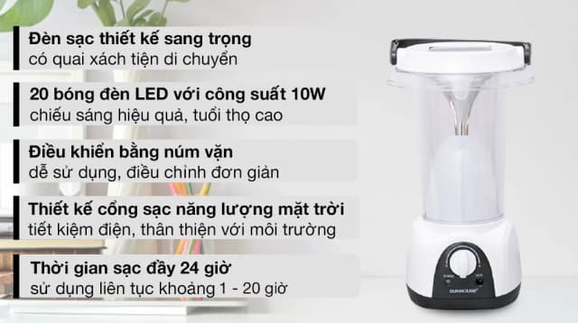 So sánh giá Đèn sạc năng lượng mặt trời Sunhouse SHE-6899S rẻ nhất? - Ảnh 4