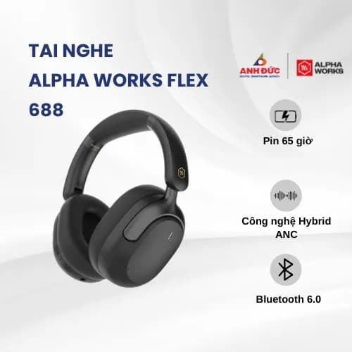 Tai nghe Bluetooth Chụp Tai Alpha Works Flex 688 - Giá rẻ nhất hôm nay - Ảnh 6