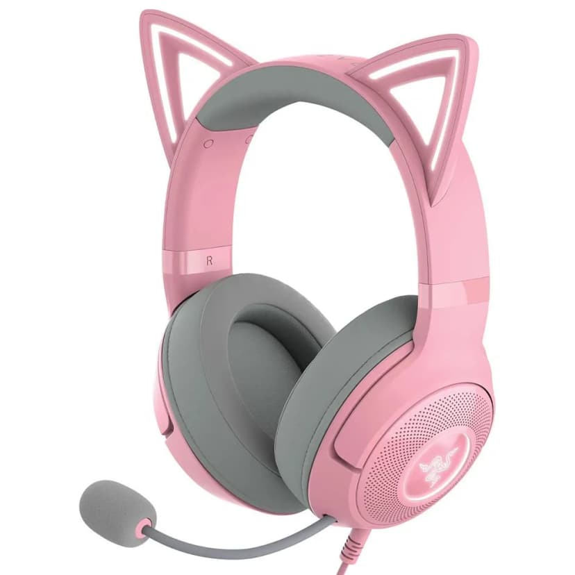 Tai nghe Bluetooth Chụp Tai Gaming Razer Kraken Kitty V2 Quartz - Giá rẻ nhất hôm nay - Ảnh 2