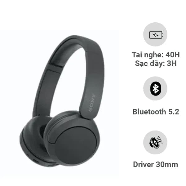 Tai nghe Bluetooth Chụp Tai Sony WH-CH520 - Giá rẻ nhất hôm nay - Ảnh 7