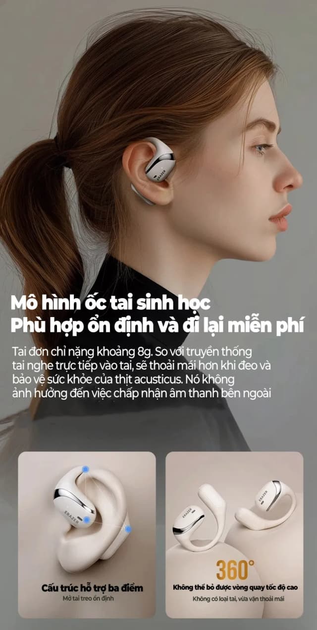 Top 1 so sánh giá Tai nghe Bluetooth Open-Ear OWS Rezo MuseGo OWS1010 - Tìm sản phẩm giá rẻ nhất - Ảnh 11