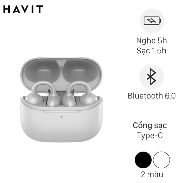 Tai nghe Bluetooth Open-Ear True Wireless Havit OWS929 - Ảnh 5