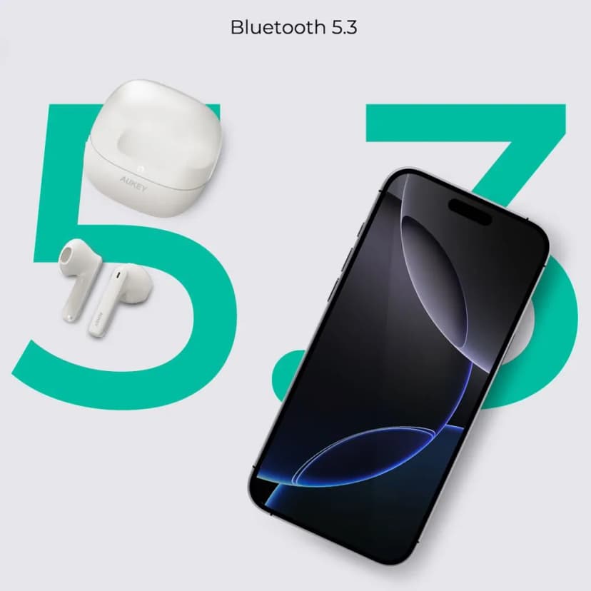 Tai nghe Bluetooth True Wireless Aukey EP-M4 TWS - Trắng - Giá rẻ nhất hôm nay - Ảnh 4
