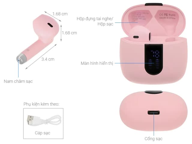 So sánh giá Tai nghe Bluetooth True Wireless AVA+ FreeGo Y50 rẻ nhất? - Ảnh 3