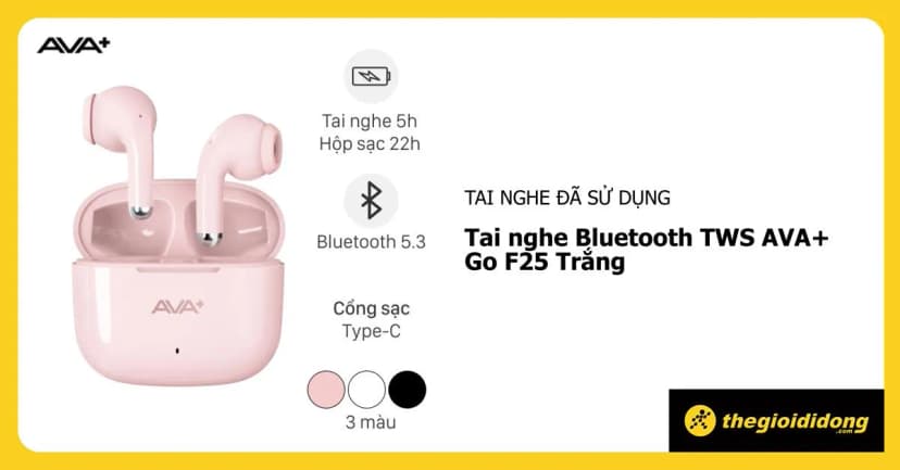 Tai nghe Bluetooth True Wireless AVA+ Go F25 - Giá rẻ nhất hôm nay - Ảnh 14