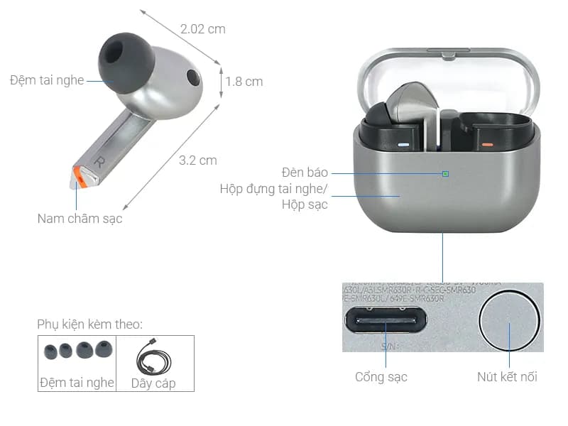 Tai nghe TWS Samsung Galaxy Buds3 Pro R630N - Giá rẻ nhất hôm nay - Ảnh 5