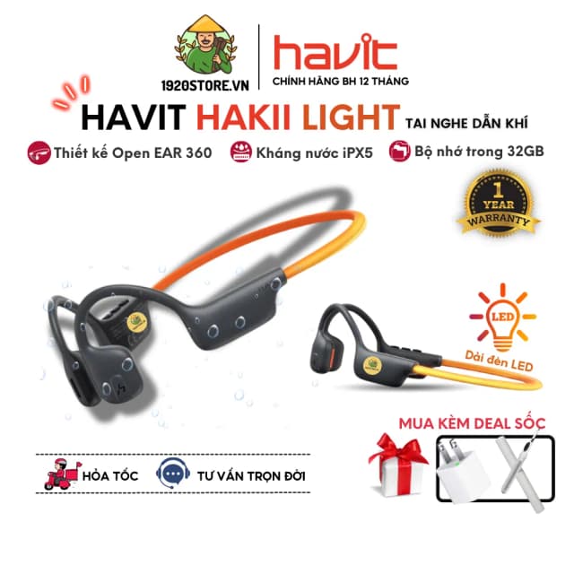 So sánh giá Tai nghe Bluetooth truyền âm thanh qua không khí Havit Hakii Light rẻ nhất? - Ảnh 11