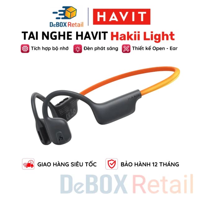 So sánh giá Tai nghe Bluetooth truyền âm thanh qua không khí Havit Hakii Light rẻ nhất? - Ảnh 15
