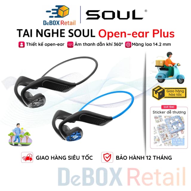 So sánh giá Tai nghe Bluetooth dẫn khí truyền âm Soul Open-Ear Plus rẻ nhất? - Ảnh 5