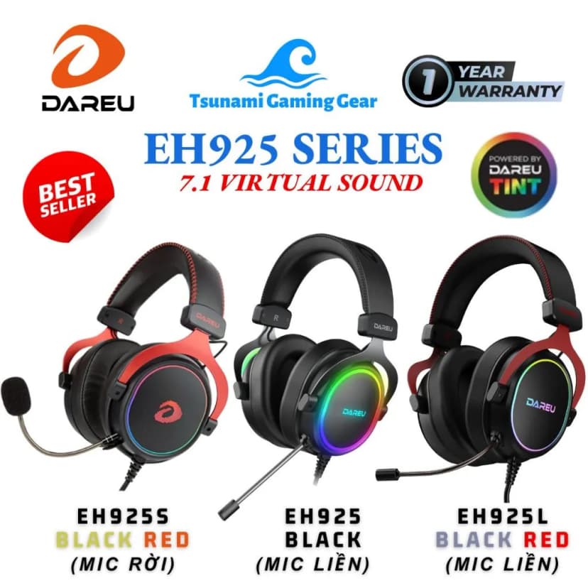 So sánh giá Tai nghe Chụp Tai USB DAREU EH925L - Tìm sản phẩm giá rẻ nhất - Ảnh 9