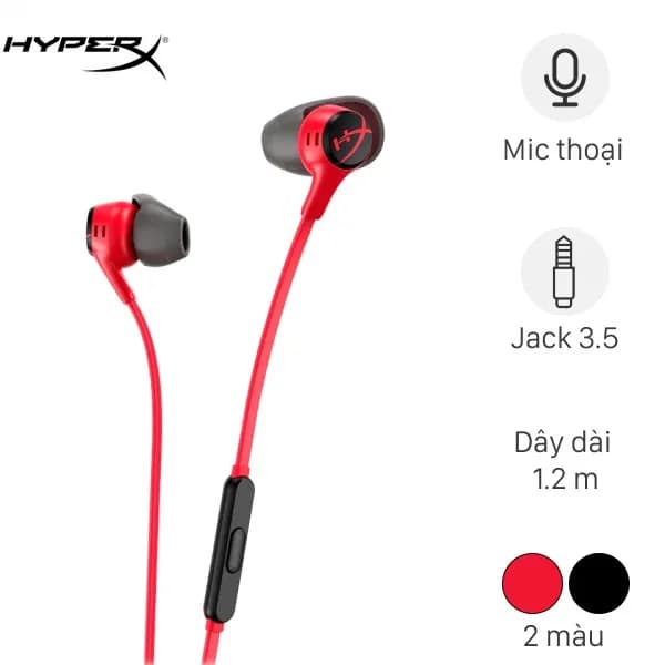 So sánh giá Tai nghe Có dây Gaming HP HyperX Cloud Earbuds II rẻ nhất?