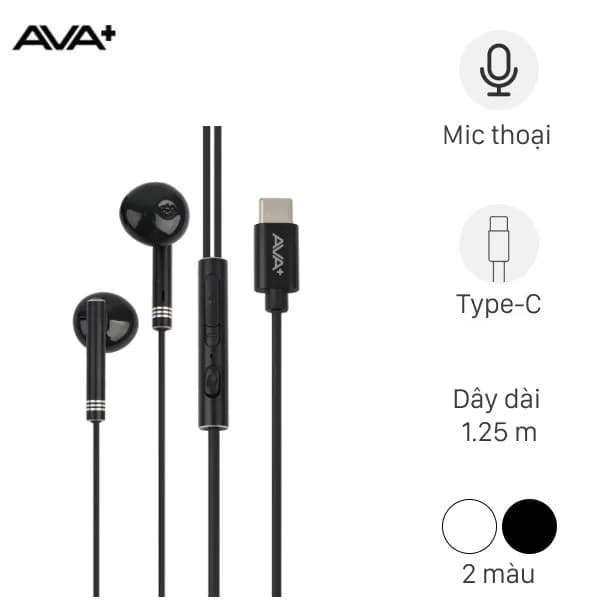 So sánh giá Tai nghe Có Dây Type C AVA+ DS815-WB rẻ nhất?