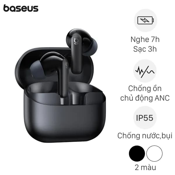 Tai nghe Bluetooth True Wireless Baseus Bass EP10 NC - Giá rẻ nhất hôm nay - Ảnh 3