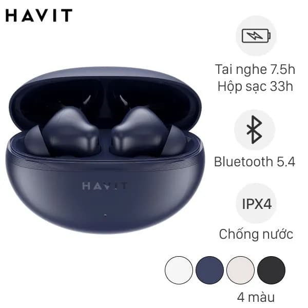 So sánh giá Tai nghe Bluetooth True Wireless Havit TW986 rẻ nhất?
