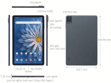 Máy tính bảng TCL Tab 10 Gen 2 4G 4GB/64GB - 16