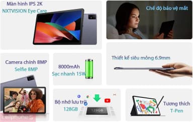 Máy tính bảng TCL Tab 11 WiFi 4GB/128GB - 19