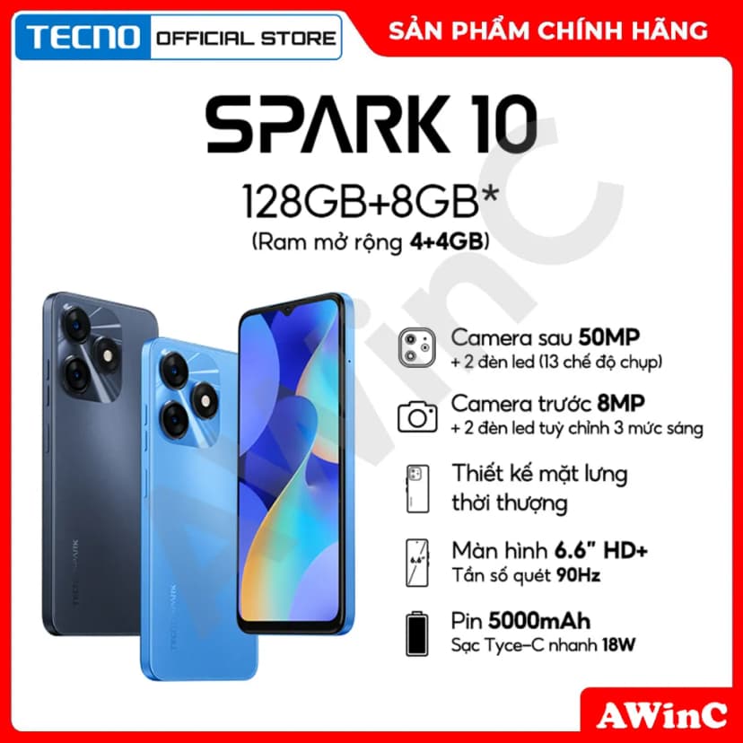 So sánh giá Điện thoại Tecno Spark 50 4GB/128GB - Tìm sản phẩm giá rẻ nhất - Ảnh 2