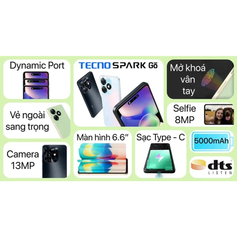 Điện thoại Tecno Spark Go 3 4GB/64GB - Giá rẻ nhất hôm nay - Ảnh 16