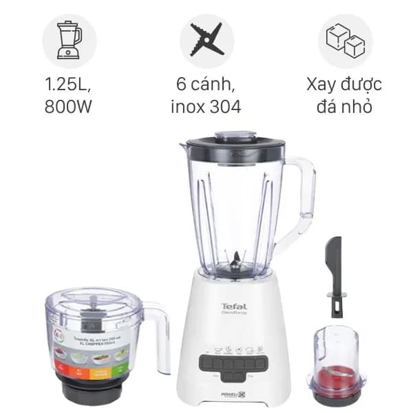 Máy xay sinh tố đa năng Tefal BlendForce Piano BL47YB66 - Ảnh 5