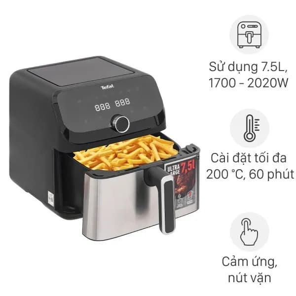 So sánh giá Nồi chiên không dầu Tefal 7.5 lít EY855D68 rẻ nhất? - Ảnh 16