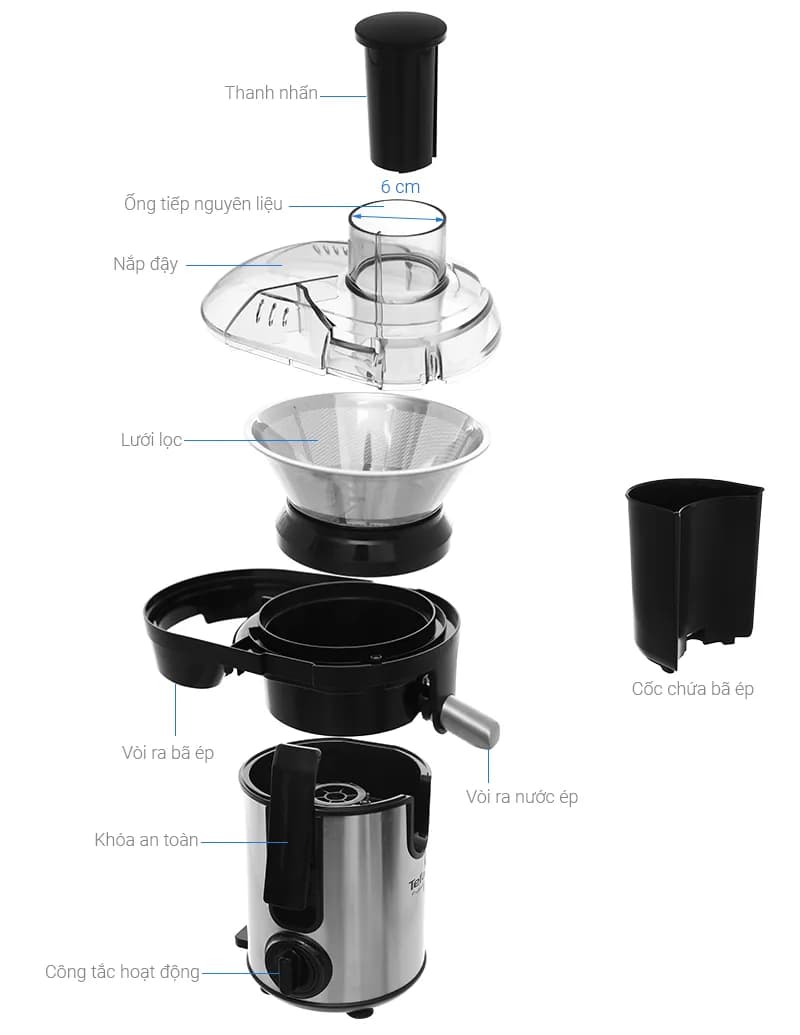 Máy ép trái cây Tefal ZE420D38 - Giá rẻ nhất hôm nay - Ảnh 6