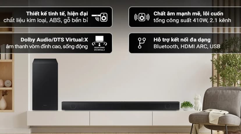 Bộ loa thanh Samsung HW-B550 410W - Giá rẻ nhất hôm nay - Ảnh 14