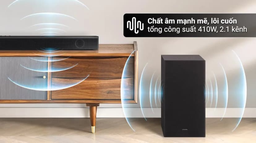 Bộ loa thanh Samsung HW-B550 410W - Giá rẻ nhất hôm nay - Ảnh 6
