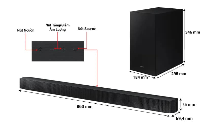 Bộ loa thanh Samsung HW-B550 410W - Giá rẻ nhất hôm nay - Ảnh 57