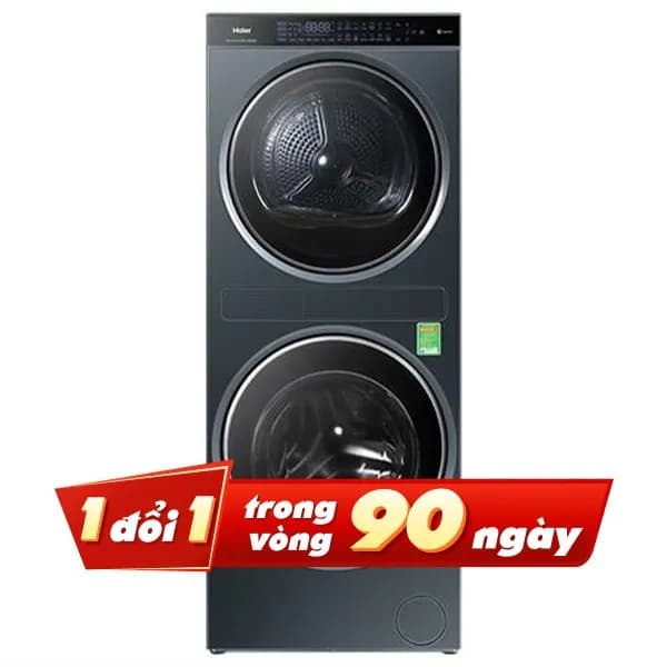 So sánh giá Tháp giặt sấy Haier Laundry Center Inverter giặt 14 kg - sấy 13 kg HWD140-BD14LCU1L(GN) rẻ nhất? - Ảnh 2