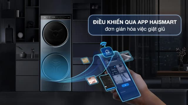 So sánh giá Tháp giặt sấy Haier Laundry Center Inverter giặt 14 kg - sấy 13 kg HWD140-BD14LCU1L(GN) rẻ nhất? - Ảnh 13